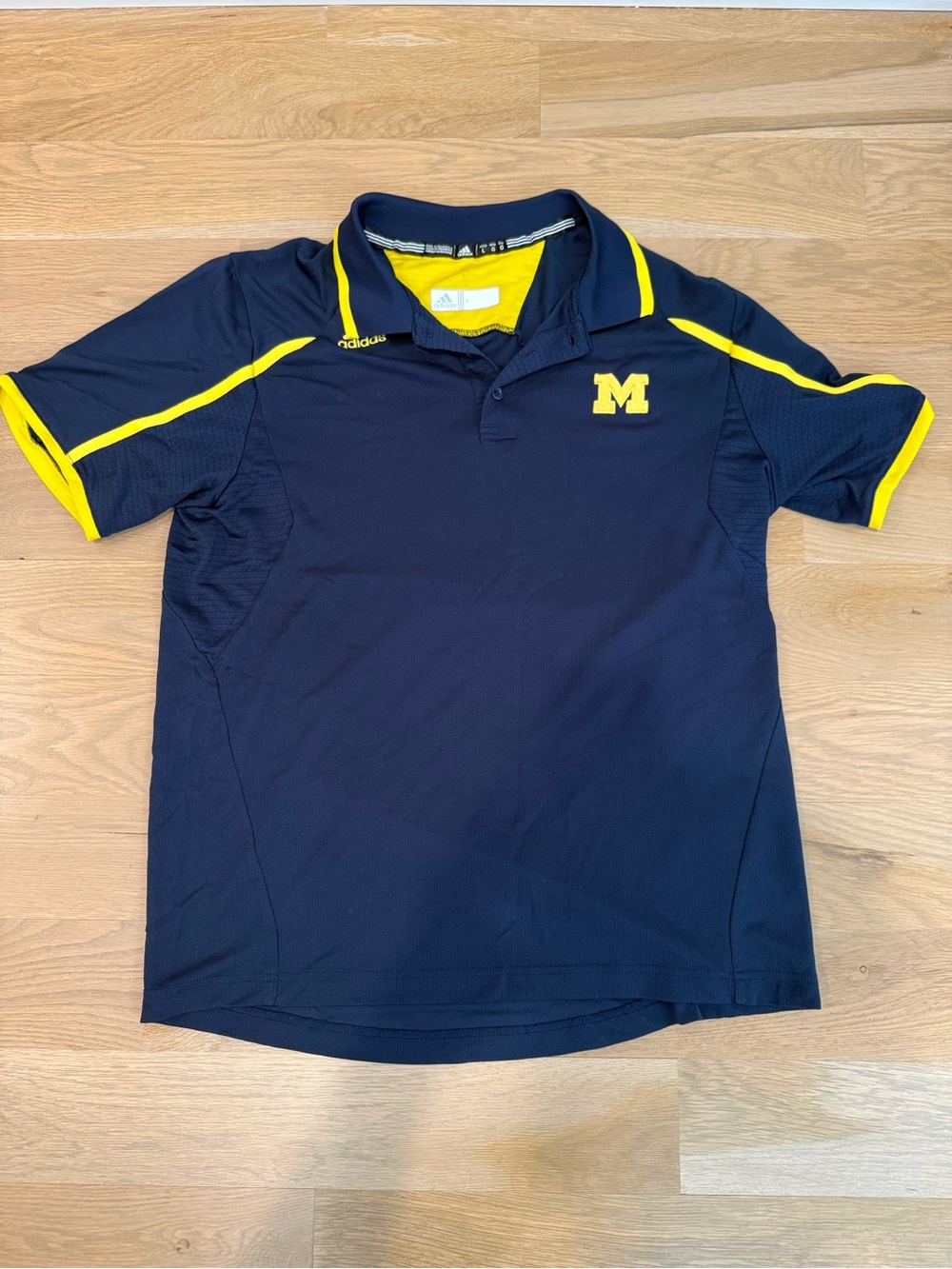 Michigan Wolverines Adidas Polo